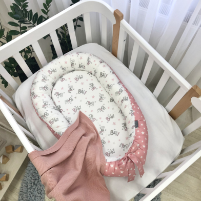 Кокон Baby Design Baby сіро-пудровий